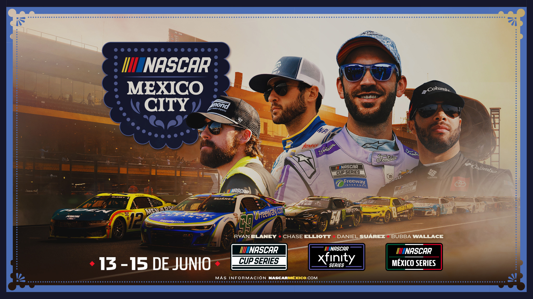 NASCAR Mexico City Weekend: ¡Comienza la Venta General de boletos!