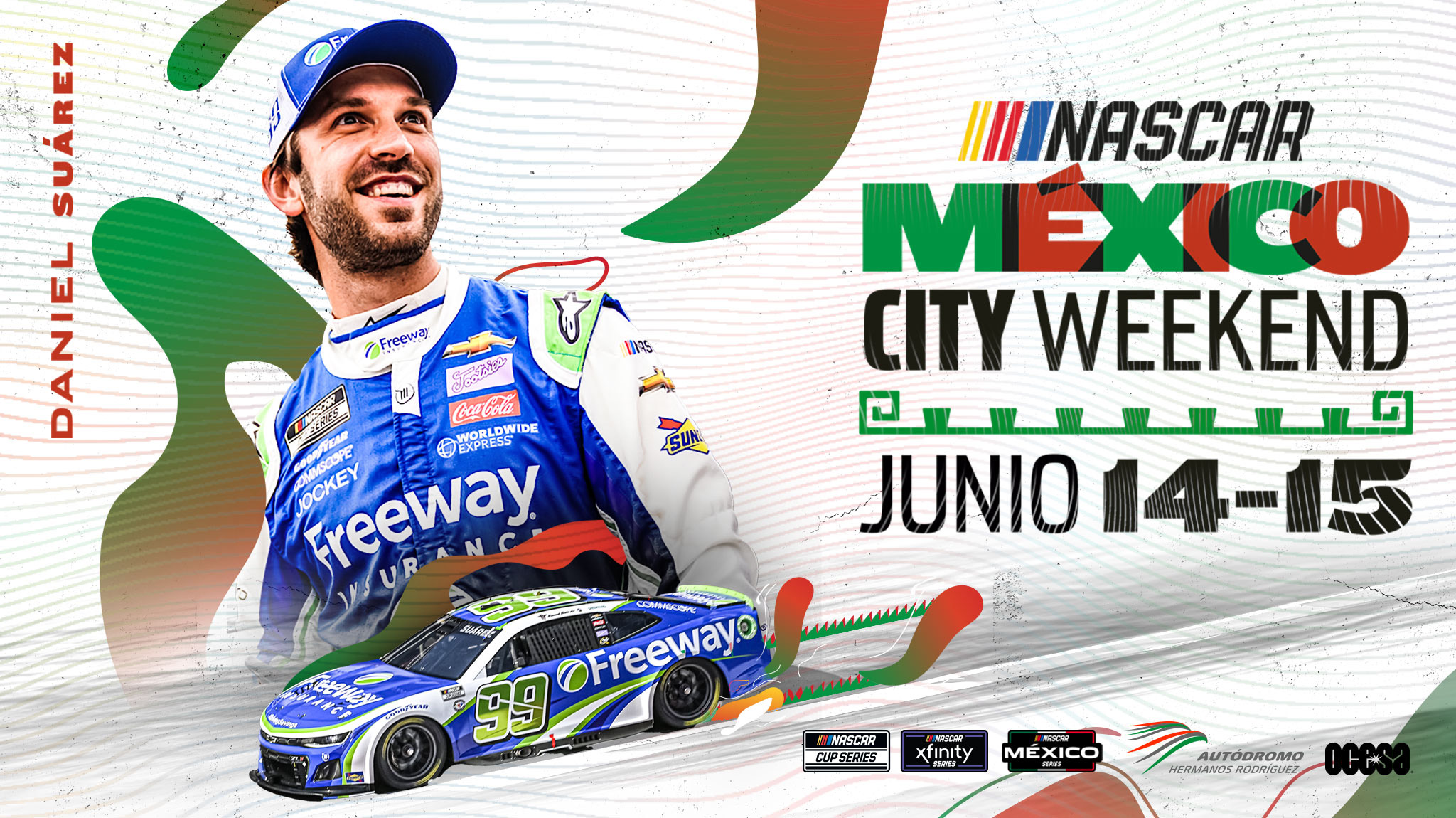 Un evento histórico: NASCAR Cup Series competirá en la Ciudad de México por primera vez como parte de su calendario 2025